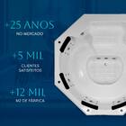 Spa Redondo Madrid COMPLETO com hidromassagem em acrílico | S